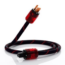 12AWG HiFi Audio Power Cable Pure Copper 125V 15A Braided 2M picture