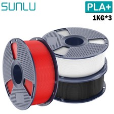 SUNLU 3KG PLA Plus 3D Printer Filament 1.75mm PLA+ 1KG/Roll +/-0.02mm Multicolor picture