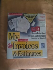 Factory Sealed  Windows 95 My Advanced Invoices & Estimates My Software Company picture