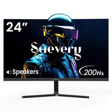 Suevery 24 Inch Gaming Monitor, 200Hz Refresh Rate, FHD IPS Panel, 120% sRGB, picture