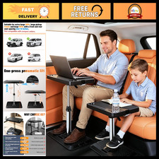 Portable Car Desk for Laptop - Adjustable Seat Table Tray for RV & MPV Use picture