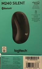 New Sealed Logitech M240 Silent Wireless Mouse Graphite 910-007113 picture