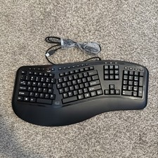 Adesso Desktop Ergonomic Split Wired Keyboard AKB-150UB - TESTED picture