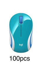 100pcs Logitech Wireless Ultra M187 Optical Mouse, Teal picture
