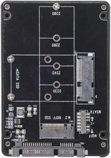 Combo M.2 NGFF B-Key & Msata SSD to SATA 3.0 Adapter Converter Case Enclosure wi picture