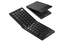 ProtoArc XK04 Foldable Compact Keyboard for Phone and Tablet, Black picture