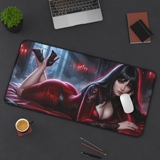 Vampirella XXL Gaming Desk Mat Gothic Horror Mouse Pad Gamer Setup picture