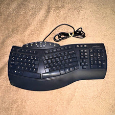 Perixx PERIBOARD-512 Wired USB Ergonomic Keyboard Black QWERTY English KU-9938 picture