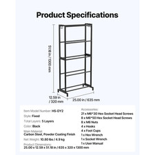 5/7 Tier 3D Printer Filament Storage Rack Filament Spool Holders Storage Shelves picture