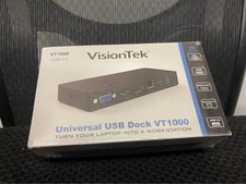 VisionTek VT1000 Dual Display USB 3.0 Docking Station (New, sealed in the box) picture