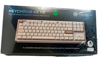 Keychron K8 Wireless Mechanical Keyboard RGB Backlight Gateron G Pro White Wood picture