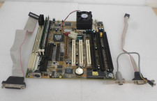 SOYO SY-5EHM V1.2 MB W/ INTEL PENTIUM MMX SL27S CPU, HEATSINK & 320MB MEMORY picture