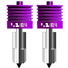 2 Pcs Upgraded 0.4mm A2L/H2D/H2S/H2C/X2D/P2S Hotend with Anti-Stick MPVD Coat... picture
