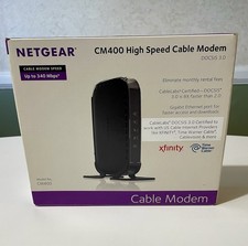 NETGEAR DOCSIS 3.0 CM400 340 mbps High Speed Cable Modem New Open Box picture