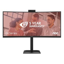 AOC CU34E4CW CW Computer Monitor 86.4 Cm (34) 3440 X 1440 Pixels Ultrawide ~E~ picture