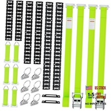 22PCS Tie-Down E Track Rail Kit - Includes 6 Steel Rails picture
