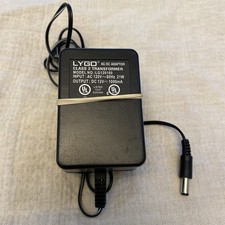 LYGO AC/DC Adaptor Class 2 Power Supply 12.0V 100mA Model LG-120100 picture