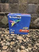 Lot OF 5 Fuji Fujifilm Zip 100 MB Disc Mac Formatted factory sealed picture