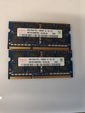 PAIR OF Hynix 4GB 2Rx8 PC3-10600S 9-10-F2 SODIMM RAM-FOR LAPTOP/DESKTOP-8GB picture