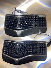 Microsoft Natural Ergonomic Keyboard 4000 Wired USB QWERTY English Black 2set picture