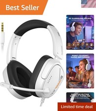Comfortable Over-Ear Gaming Headset with Clear Mic & Soft Memory Earmuffs picture