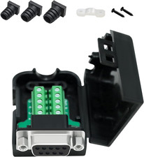 DB9 Breakout Connector DB-9 Female RS232 Serial Adapter Solderless Module picture