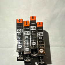 Canon CLI-226BK Genuine/Original Black Inkjet Ink Cartridge 4-Pack picture