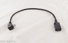 10x Up Direction 90 Degree Angle Micro USB 5 Pin Male To Female Extension Cable picture