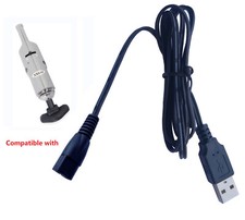 2-Prong USB Charging Cable Cord for Intex 12269 Rechargeable Handheld Vacuu picture