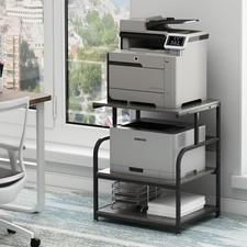 Gray Printer Stand, 23.6