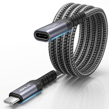 USB C Extension Cable 2M/6.6FT 100W 10Gbps for Switch 2, Iphone 17 picture