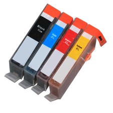 4 PK Ink Cartridge Combo Set + chip for HP 564 564XL 5514 5515 5520 6510 6520 picture