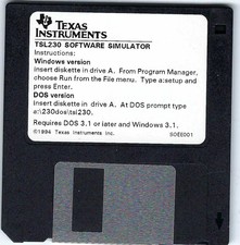 ITHistory SOFTWARE IBM (1994)   TEXAS INSTRUMENTS TSL230 Software Sim  3.5