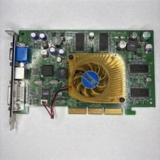 NVIDIA GeForce4 Ti 4200-8X 128MB AGP Graphics Card Windows 98 Retro Gaming picture