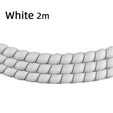 2M Spiral Cable Sleeve Protector 8/10/12mm Wire Organizer Flexible Wrap Tube picture