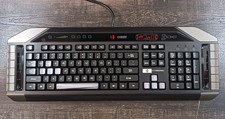 V7 Cyborg Gaming Keyboard RGB Programmable KU-0728 Saitek Mad Catz picture