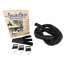 1/2 inch SNAKESKIN Cable Management Kit - Black - 8 feet picture