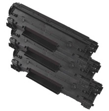 3pk Compatible HP 36A Black Toner Cartridge CB436A for Laserjet P1505 M1522 picture