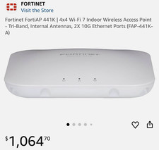 Fortinet FortiAP 441K Tri-Band Indoor Wireless Access Point FAP-441K-A picture