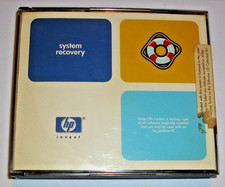 HP invent PC System Recovery Software 3 CD Set 5185-1746-B w/Case Vintage 2000 picture