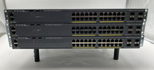 LOT OF 3 Cisco Catalyst WS-C2960X-24PS-L PoE+ Managed 24-Port Switch picture