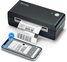 Gloryang Bluetooth Thermal Shipping Label Printer, 4X6 Inkless Label Machine for picture