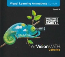 EnVision Math: Visual Learning Animations Grade 4 PC MAC CD mathematics audio + picture