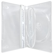 STANDARD Clear Triple 3 Disc DVD Cases Lot picture