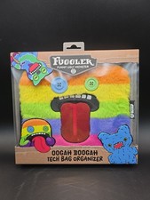 Fuggler Oogah Boogah Tech Bag Organizer Furry Plush Zipper Case Rainbow New 2026 picture
