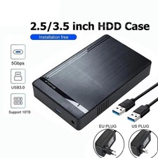 SATA to USB 3.0 HDD SSD Enclosure 2.5 3.5 Inch Drive Case Up to 10TB picture