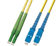 5M Singlemode Duplex Fiber Optic Cable 9/125 LC APC SC UPC Patch Cable Network picture