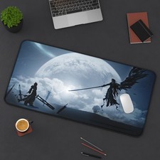 Cloud and Sephiroth Moon Final Fantasy 7 Remake FF7 Gaming Desk Mat Mouse Pad picture