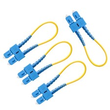 4 PCS Single Mode Loopback Plug Tester SCUPC Fiber Optical Adapter 9/125 picture