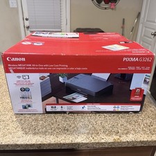 Canon PIXMA G3262 Wireless MegaTank All-in-One Inkjet Printer New In Box NIB picture
